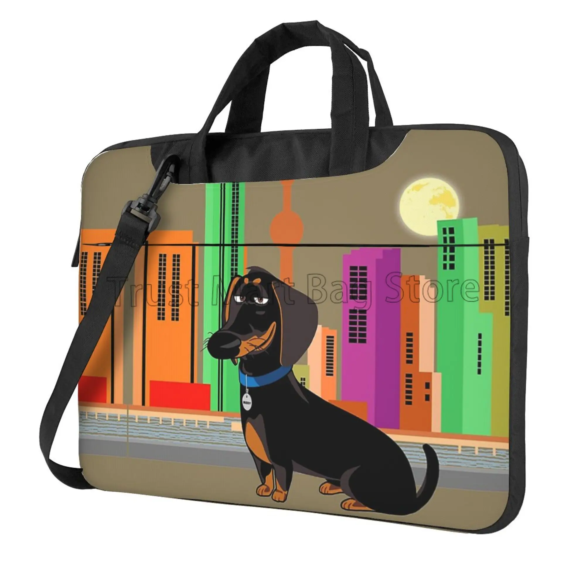 Laptop Accessories Organizer Bag - Niedliche Dackel drucken Laptop Trage tasche