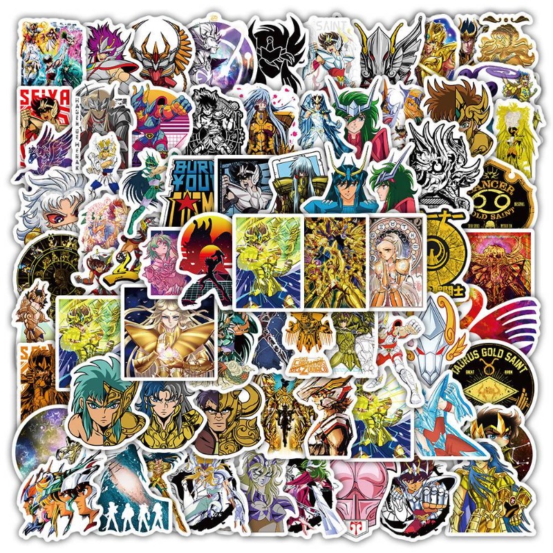 Laptop Accessories & Repair Jagtap Dairy Pimple Nilakh Pimpri Chinchwad Maharashtra - 101 Stück Saint Seiya Anime-Aufkleber Cartoon-Charaktere