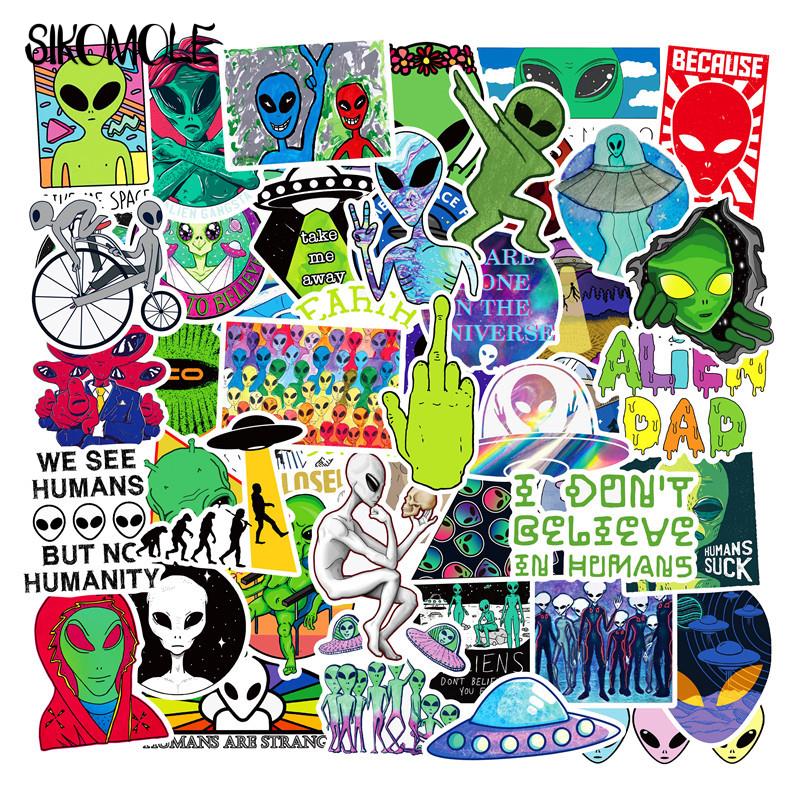Laptop Accessories Kids - 10/30/50PCS Weltraum Aufkleber Kinder Alien UFO