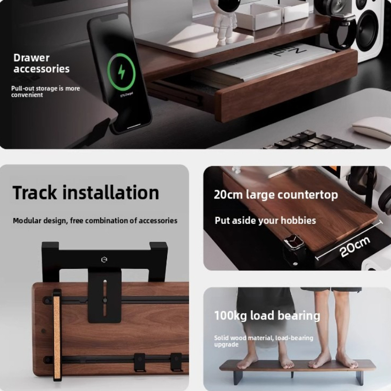 Laptop Accessories Nearby - Z3 Pro Zubehör-Monitor Metall-Aufbewahrungsbox Modulare Computer-Schreibtisch-Trennwand