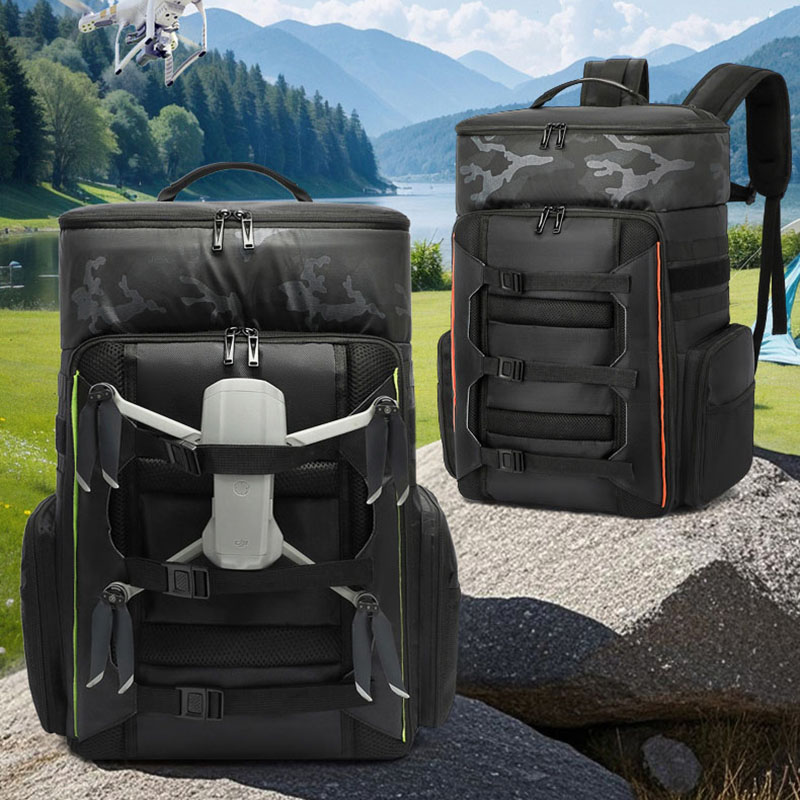 Laptop Accessories Organizer Bag - UAV-Drohnen-Kletterrucksack Großer Fotografie-Kamera-Sport-Outdoor-Rucksack Trocken-Nass-Trennung Tragbarer Business-Laptop-Gepäckrucksack