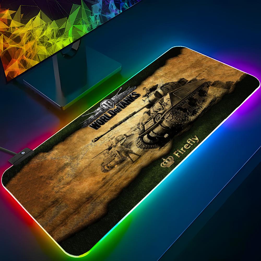 Laptop Accessories World - HD World Of Tanks Mauspad, RGB-Mauspad