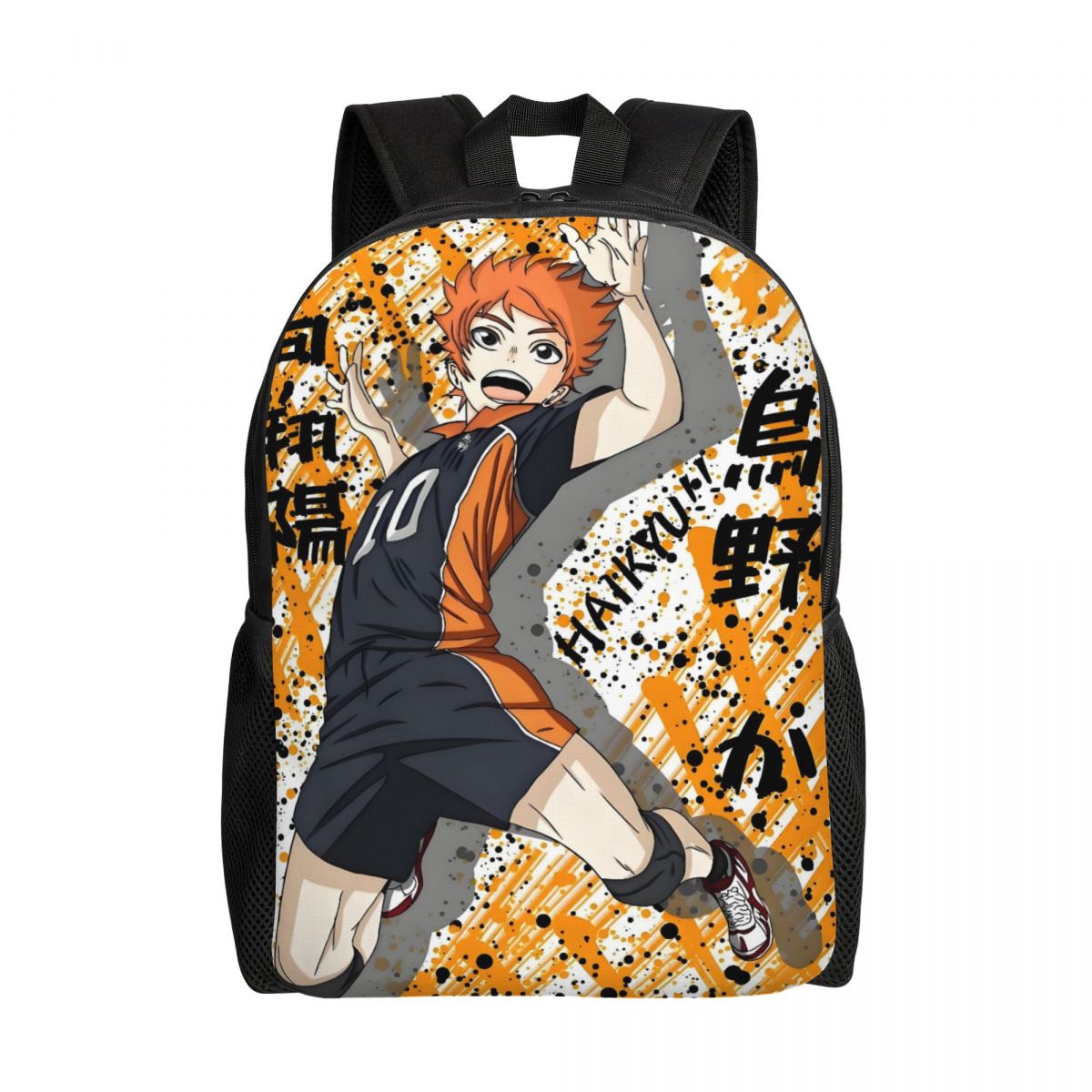 Laptop Accessories 3D Print - 3D-Druck-Rucksack mit Manga-Motiv, H-Haikyuues-Comics, für Mädchen,