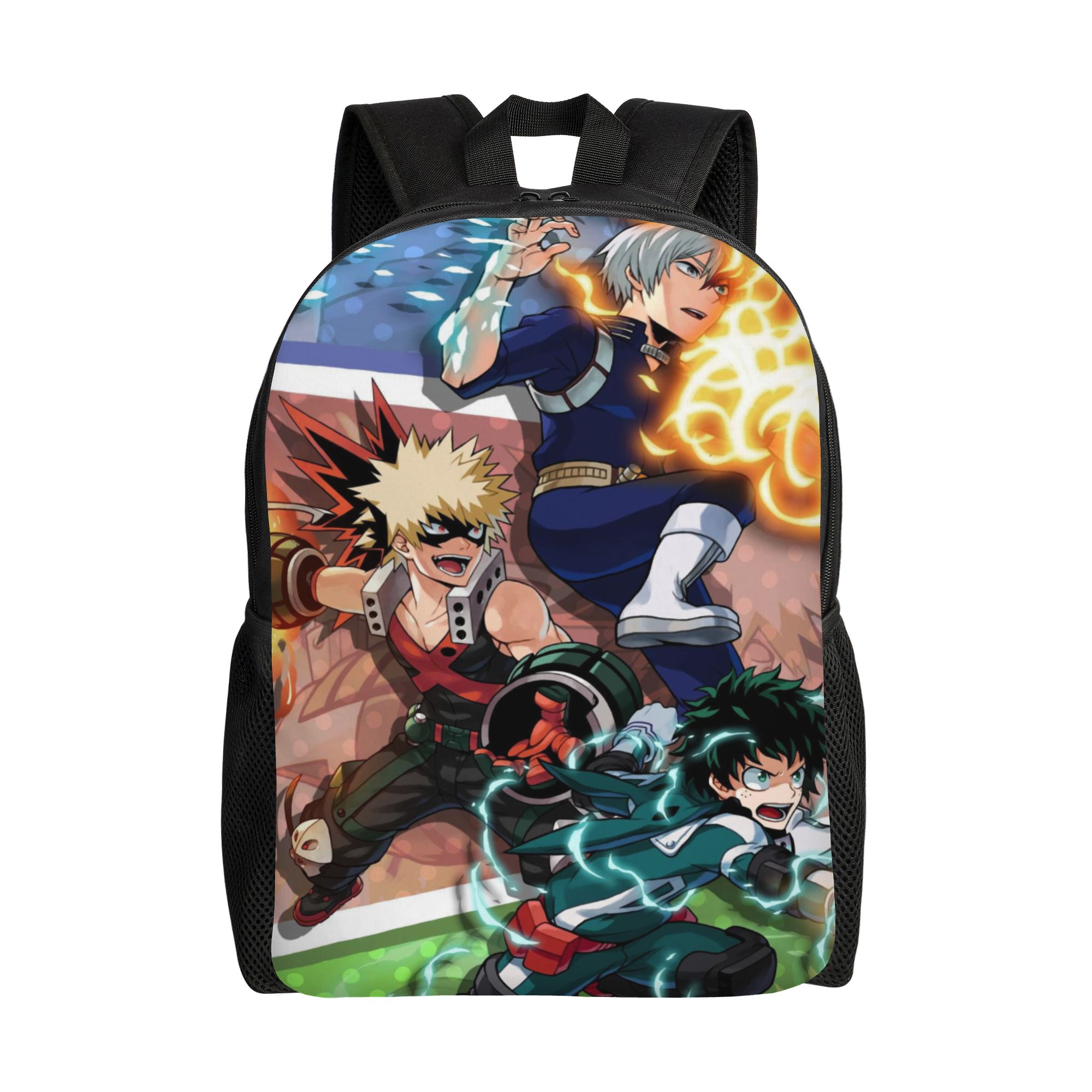 Laptop Accessories 3D Print - 3D-Druck „My H-Heros Academias“-Rucksack, Dekus Anime-Grafik,