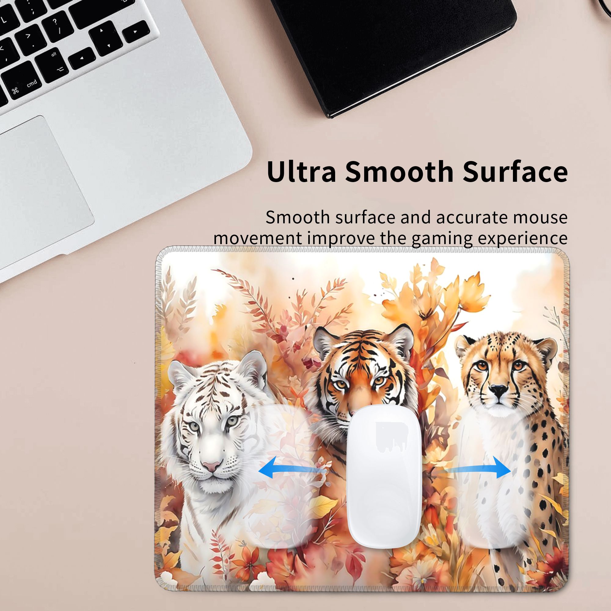 Mauspad mit Tiger-Gesicht und  – Laptop Accessories Nearby Bewertung und Preis