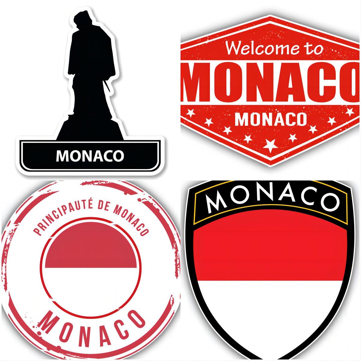 Monaco Flagge Vinyl Aufkleber  – Laptop Accessories Kids Bewertung und Preis