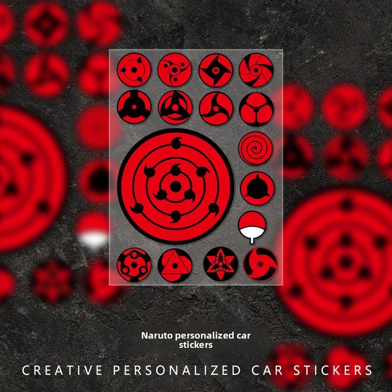 Sharingan-Auge-Aufkleber-Set,  – Laptop Accessories Cover Bewertung und Preis