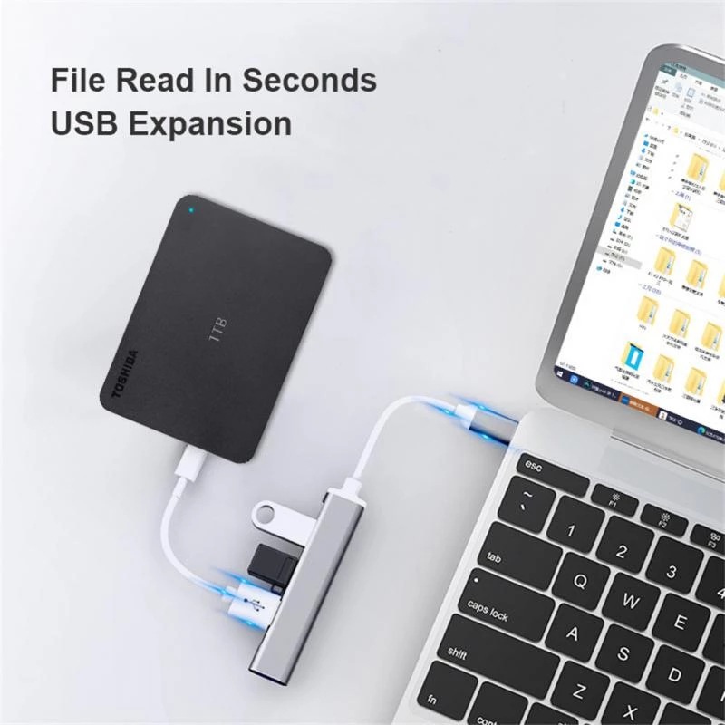 4-in-1 Typ-C Erweiterungs-Hub  – Laptop Accessories Nearby Bewertung und Preis