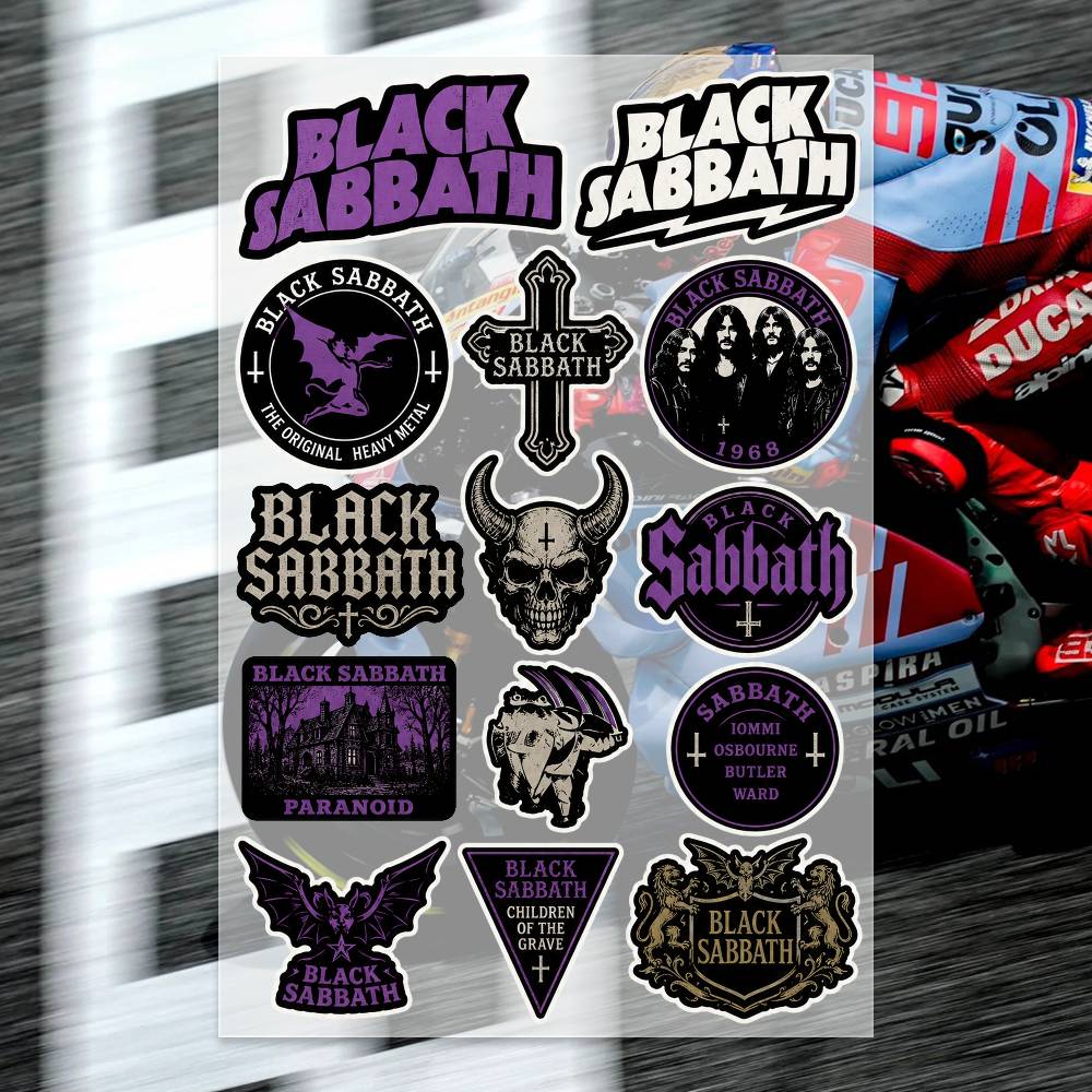 B-LACK S-ABBATH Aufkleber Moto – Laptop Accessories Wallpaper Bewertung und Preis