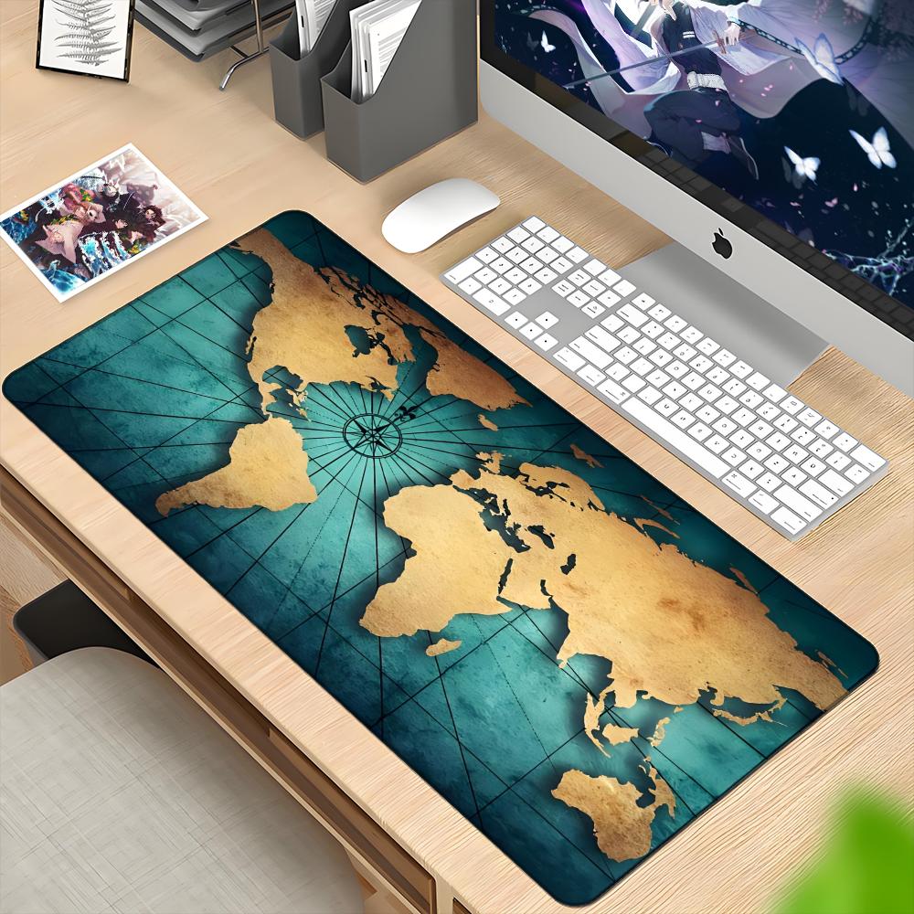 Mauspad, Weltkarte, Mauspad, L – Laptop Accessories World Bewertung und Preis